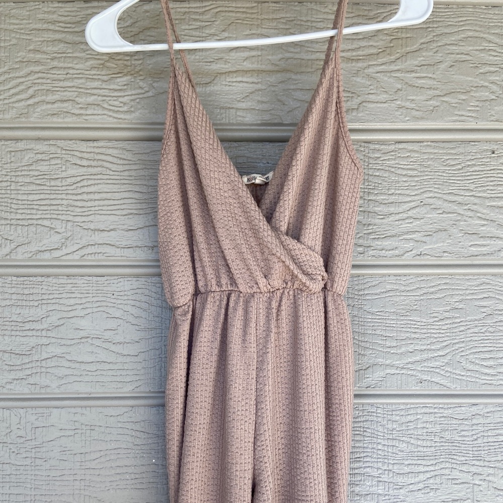 Cute Beige Jump Suit